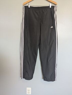 Adidas Black Athletic Mesh Lined Pants
